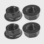 Torque Converter Nuts, Flanged  Set of 4