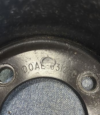 Cleveland lower crank pulley with ac &amp; power steering used