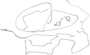1971-72 Mustang V8 Power Disc Brake Line Kit