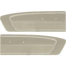 1966 Mustang door trims Parchment