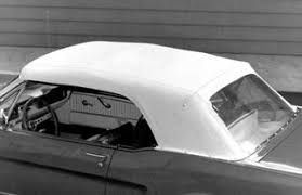 1967-68 Mustang Convertible roof white