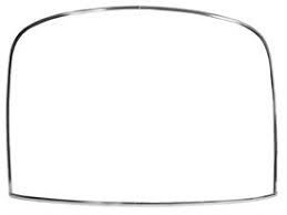 1965-66 Mustang fastback rear window moulding set