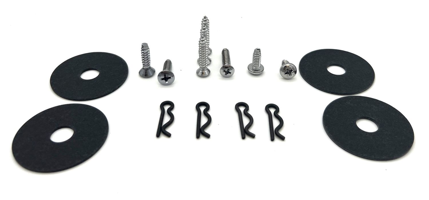 1967 Mustang Seat Moldings Mounting Hardware Standard