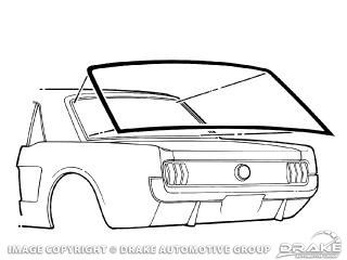 1964-68 Mustang Coupe Rear Window Seal