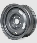 14X6 SILVER 5 SLOT STEEL WHEEL
