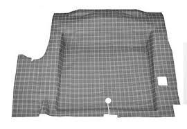 1967-68 Mustang fastback trunk mat Plaid