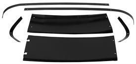 1967-68 Mustang Fastback Rear Panel Trim Set