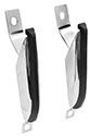 1967-68 Mustang Rear Bumper Guard w/ Pad (Pair)