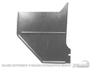 1965-66 Mustang Kick Panels Convertible Black