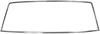 1965-66 Mustang Coupe Rear Window Moulding Set