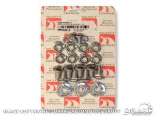 1964-70 Mustang  Deluxe Bumper Bolt Kit
