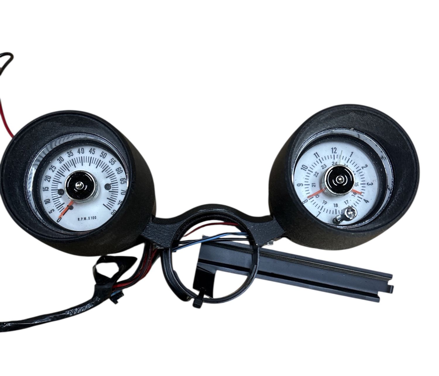 1966 Mustang Rally Pac (V8 8,000 RPM, Black) with white face USED