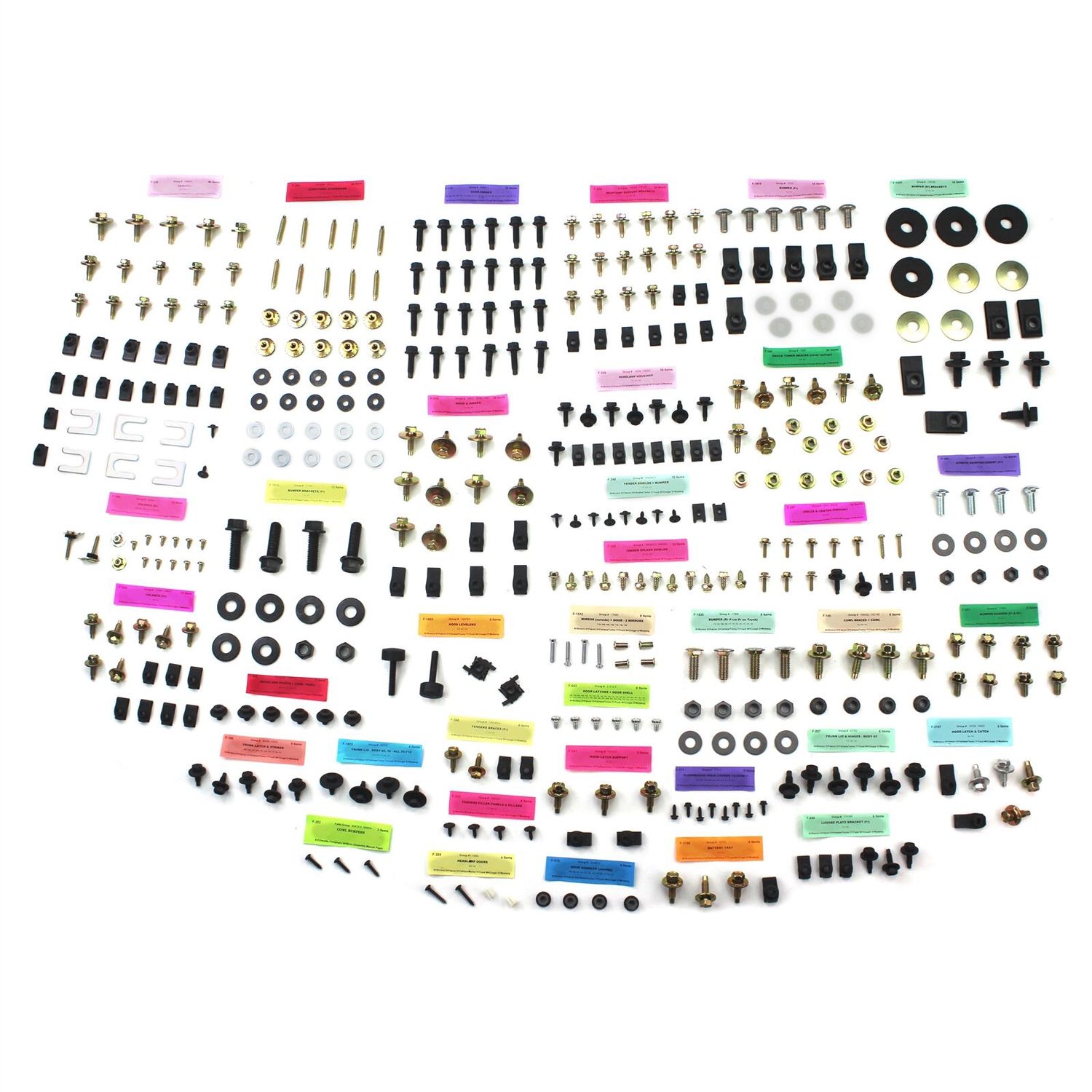 1972 Mustang master bolt kit