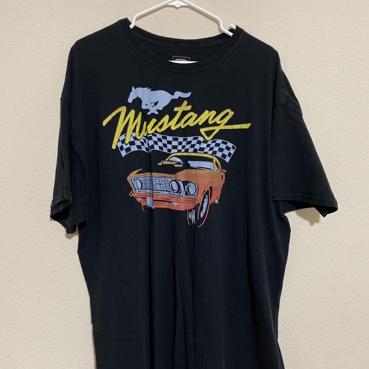 T-Shirt &quot;Mustang&quot; Black Large