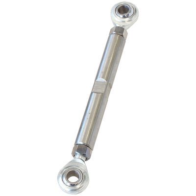 Adjustable Stainless Steel Alternator Tensioner 3/8" eyelet, 168mm length plus 25mm adjustment