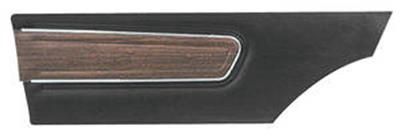 1971-72 Cutlass Side Panels Supreme Coupe Rear PUI, Dark Green