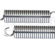 1955-57 Chevy Hood Hinge Springs Polished Stainless Steel (pair)