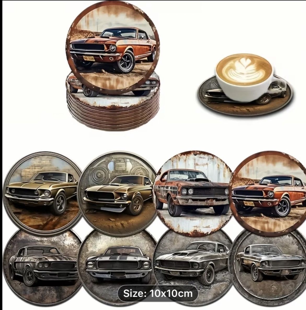 Muscle Cars Drink Coaster (8)