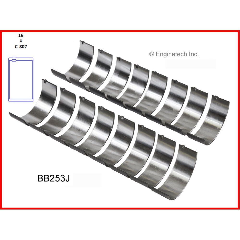 Chevy 327, 350 Connecting Rod Bearings