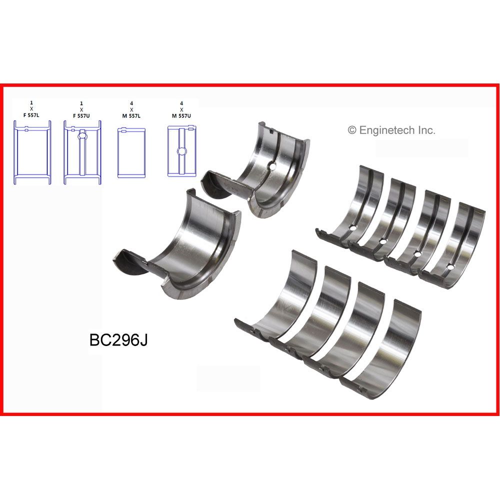 Chevy 262-350 Connecting Rod Bearings STD