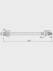 1968-69 Ford Brake Hose Front