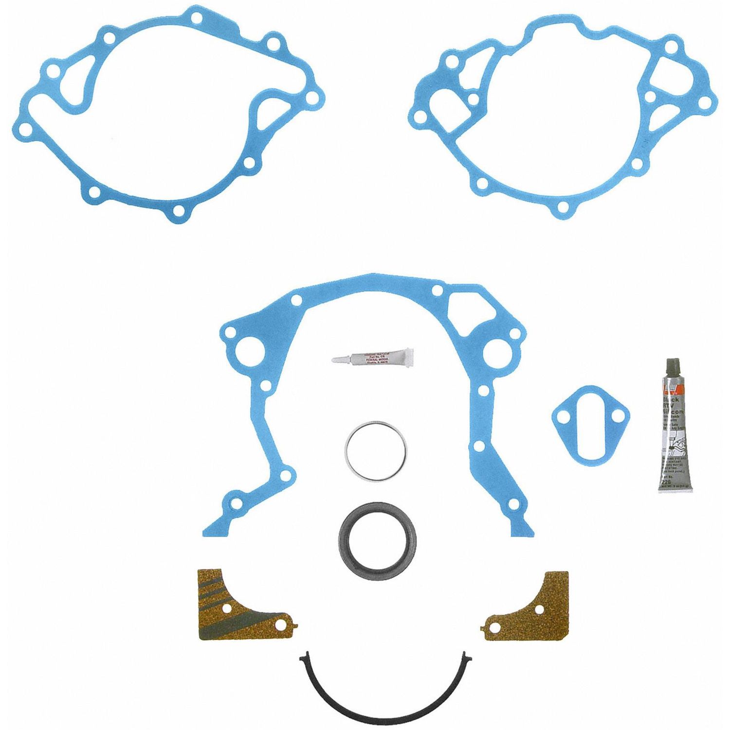 Fel-pro timing cover gasket set 289, 302 &amp; 351 Windsor