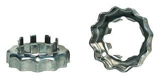 THREAD SPINDLE NUT  COTTER PIN RETAINER 3/4" (2)