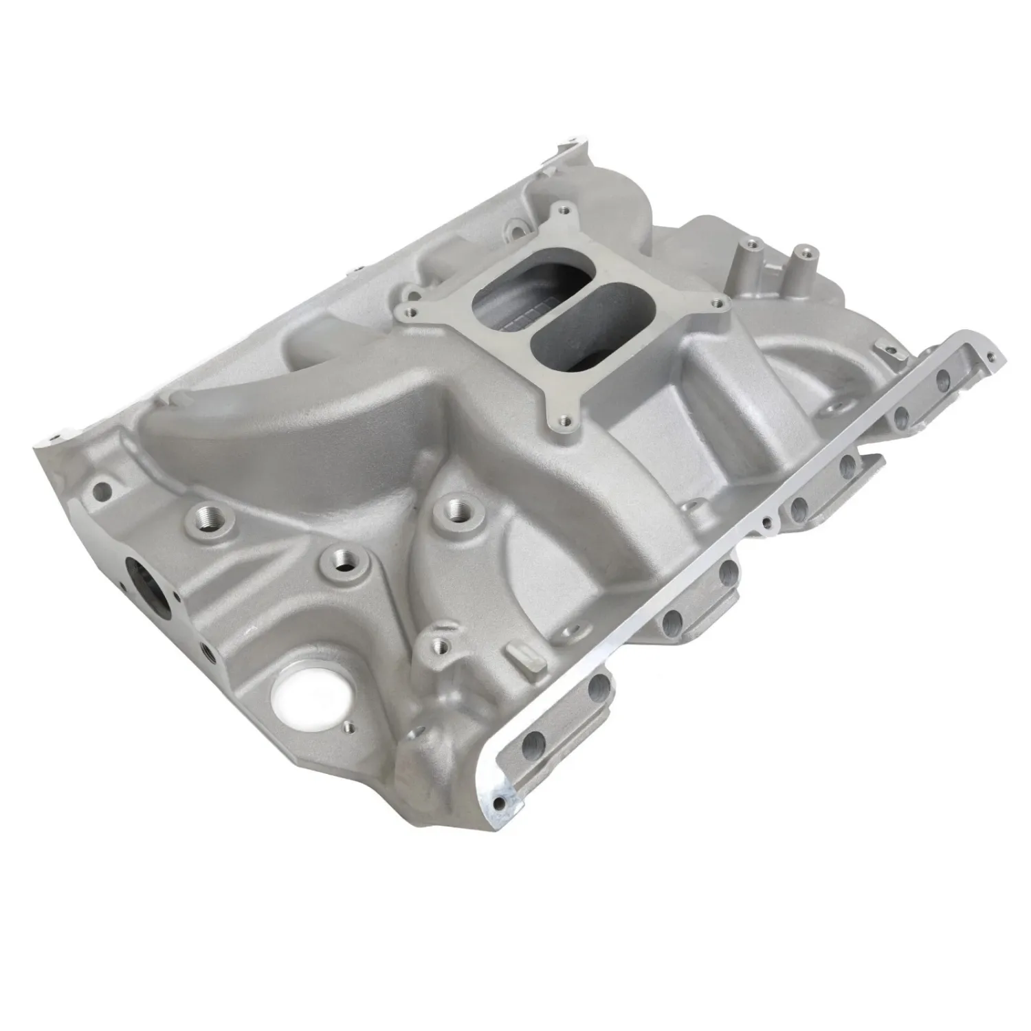 FORD FE  390-428 INTAKE MANIFOLD DUAL PLANE 4 BARREL LOW RISE SATIN