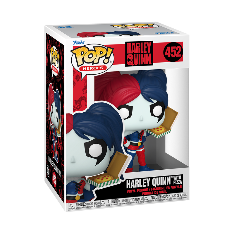 FUNKO POP 452 HARLEY QUINN WITH PIZZA