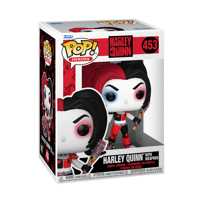 FUNKO POP 453 HARLEY QUINN WITH WEAPONS