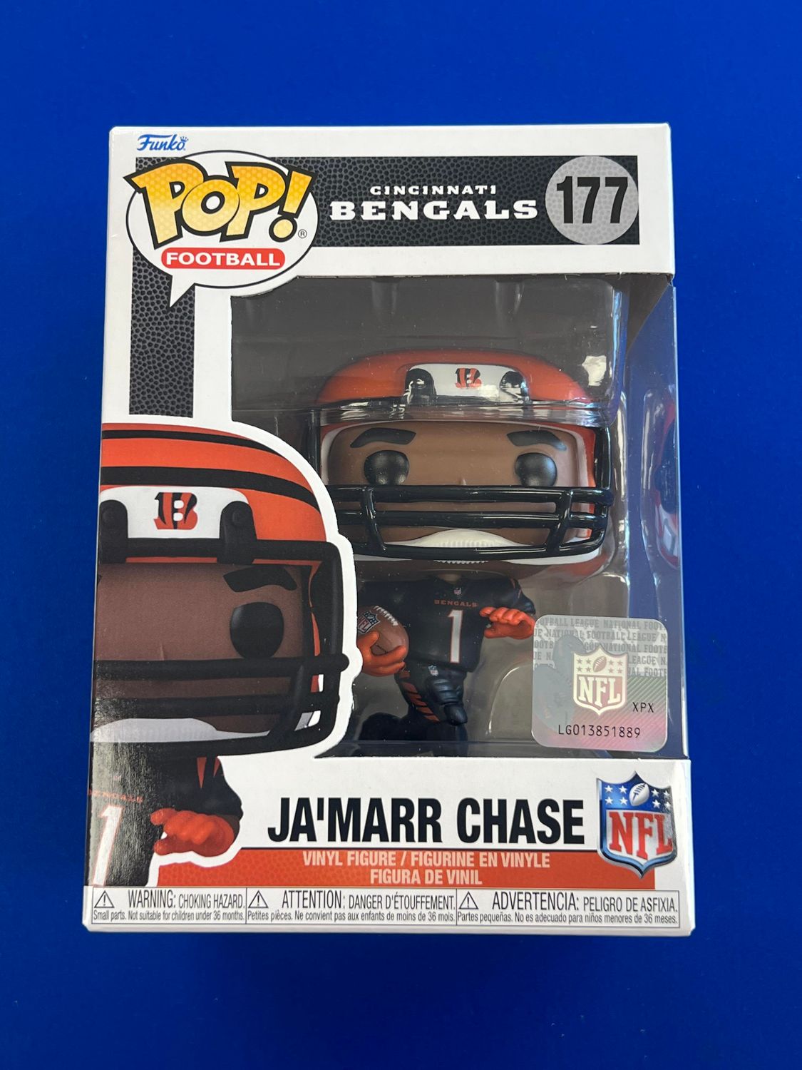 FUNKO POP 177 - JA'MARR CHASE FROM THE BENGALS