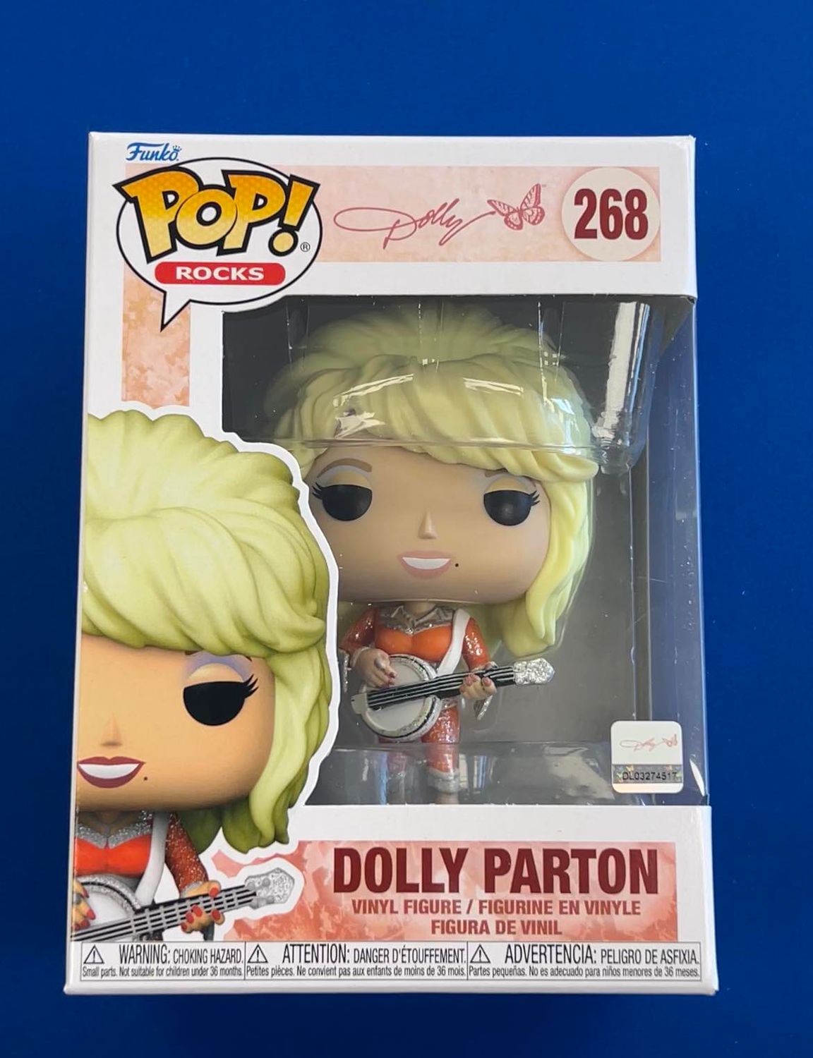 FUNKO POP 268 - DOLLY PARTON WITH BANJO