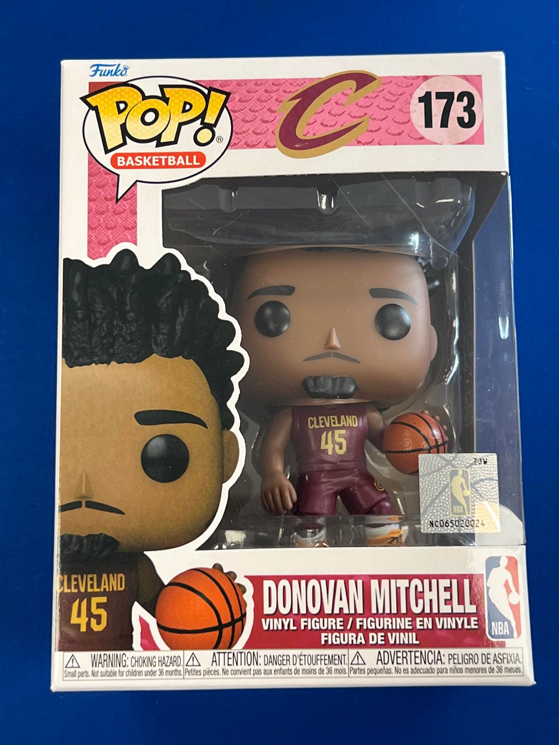 Funko Pop 173 - Donovan Mitchell (NBA Cleveland)