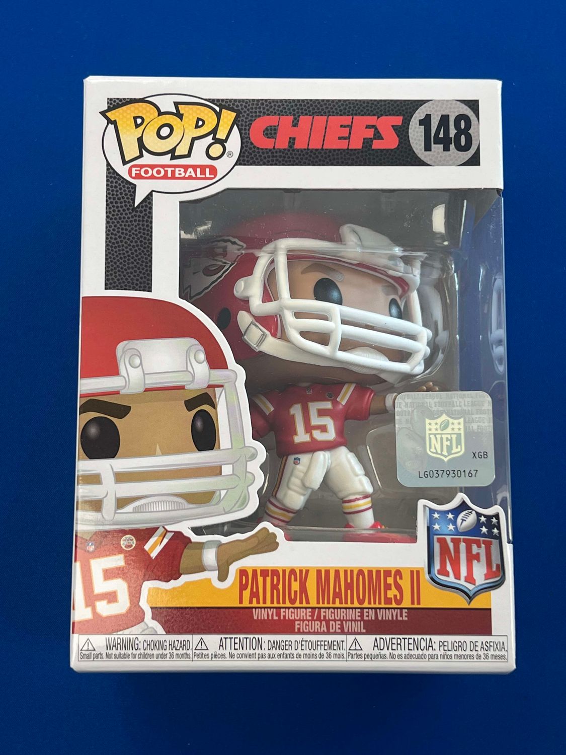 Funko Pop 148 - Patrick Mahomes II (NFL Chiefs)