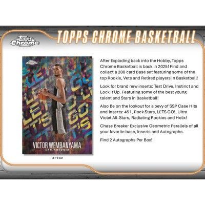 2024/25 Topps Chrome Basketball Breaker Delight