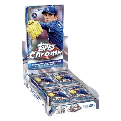 2025 Topps Chrome Baseball Hobby Box, Presale 7/23/25