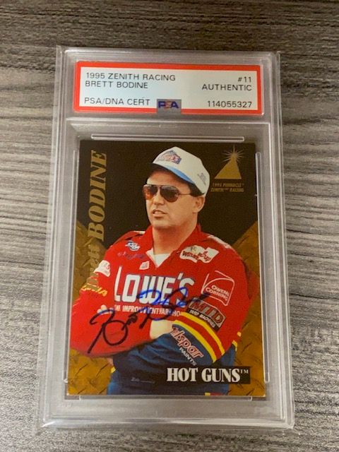 Brett Bodine Signed 1995 Zenith Racing #11 NASCAR PSA/DNA