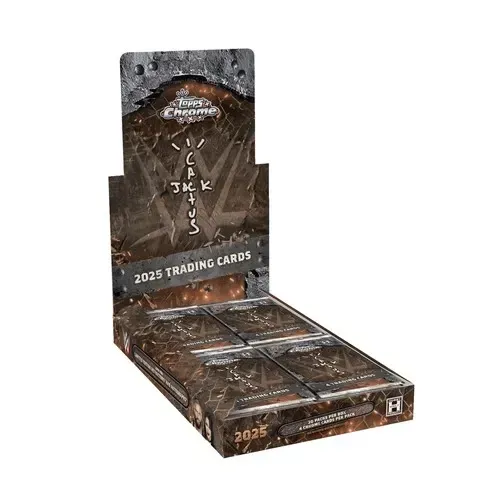 2025 Topps Chrome WWE x Cactus Jack Hobby Box (Pre-Order)