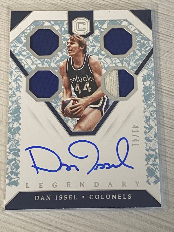Dan Issel Legendary Cornerstones Auto Jersey /41 - Colonels - Panini Chronicles