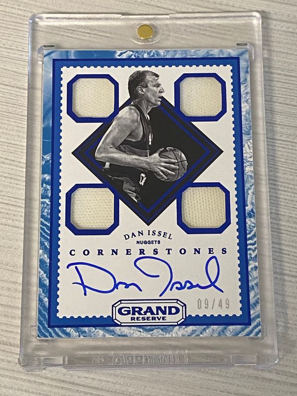 2016-17 Grand Reserve Dan Issel Cornerstones Auto Jersey /49 - Nuggets