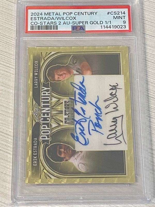 2024 Leaf Metal Pop Century Estrada/Wilcox 1/1 AU-Super Gold PSA 9