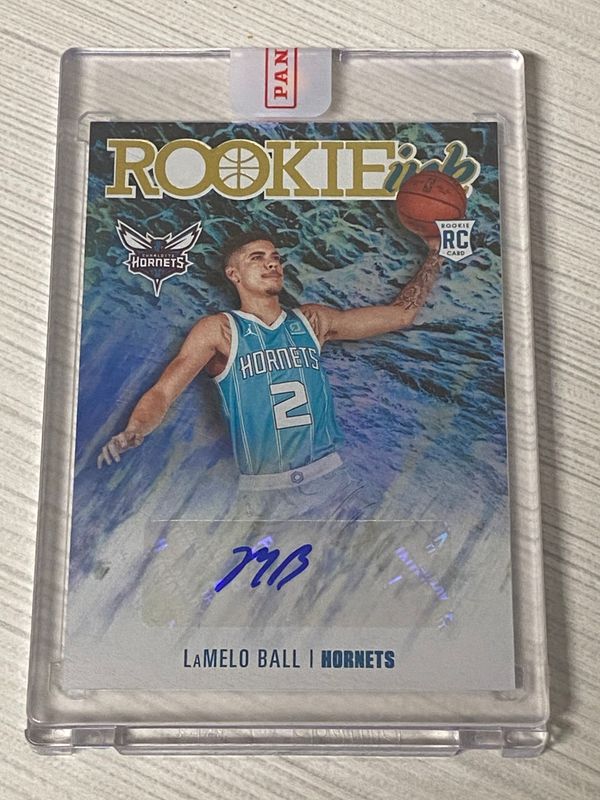 2020 Panini LaMelo Ball Rookie Ink Autograph #2 Charlotte Hornets RC NBA
