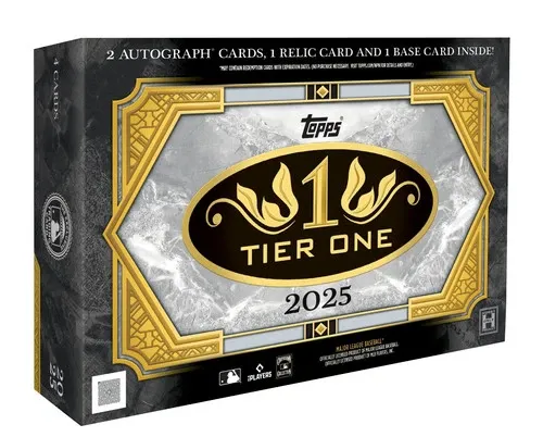 2025 Topps Tier One Baseball Hobby Box (Pre-Order)