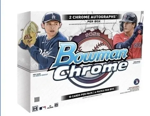 2025 Bowman Chrome Baseball Hobby 12 Box Case (Pre-Order)