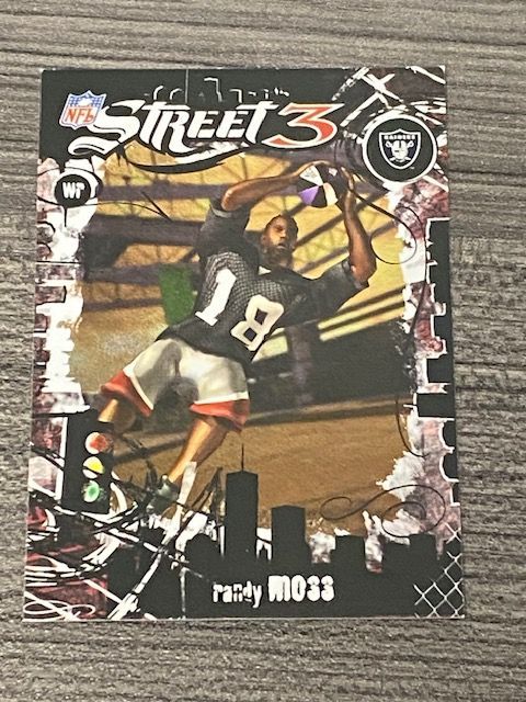 2006 TOPPS NFL STREET 3 EA SPORTS PROMO #13 RANDY MOSS