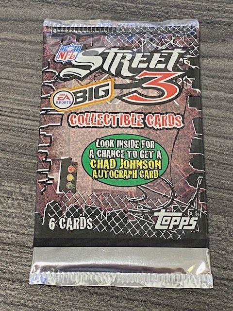 2006 Topps EA Sports NFL Street 3 Video Game Promotional sealed pack