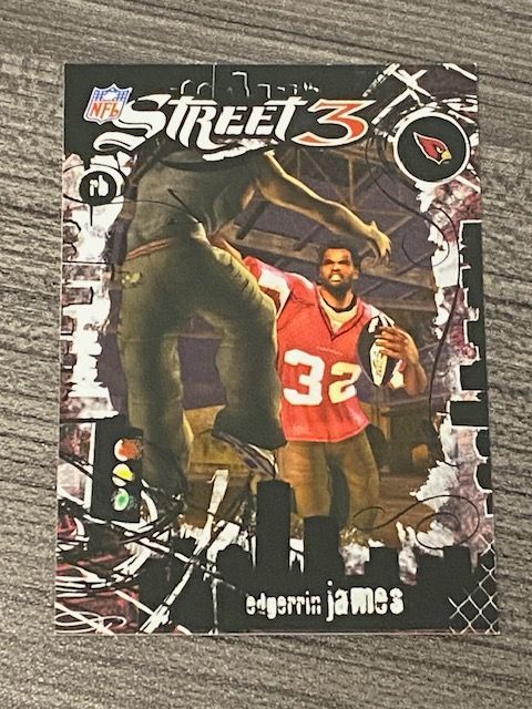 2006 TOPPS NFL STREET 3 EA SPORTS PROMO #9 EDGERRIN JAMES