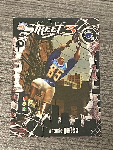 2006 TOPPS NFL STREET 3 EA SPORTS PROMO #8 ANTONIO GATES