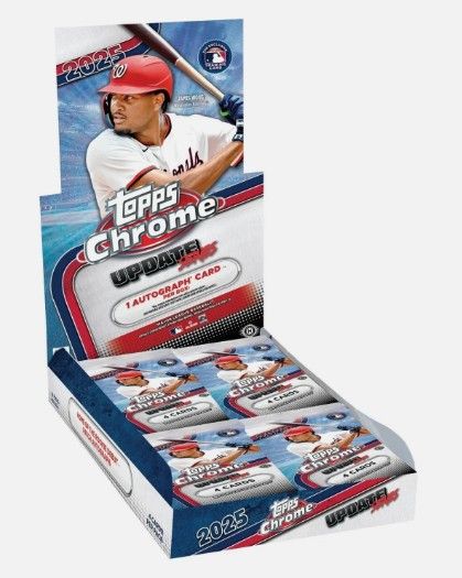 2025 Topps Chrome Update Series Baseball Hobby Box (Presell) 2025 Topps Chrome Update Series Baseball Hobby Box (Presell)