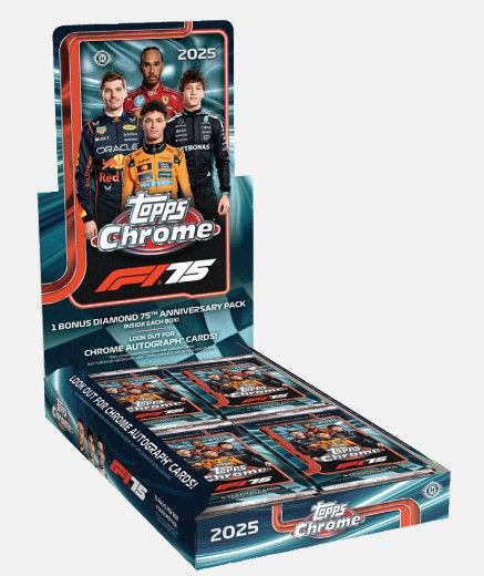 2025 Topps Chrome Formula 1 Hobby Box (Presell) 2025 Topps Chrome Formula 1 Hobby Box (Presell)
